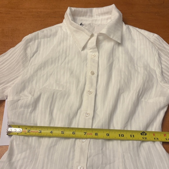 Princess Polly Fogler White Button-Down Shirt - Picture 3 of 8